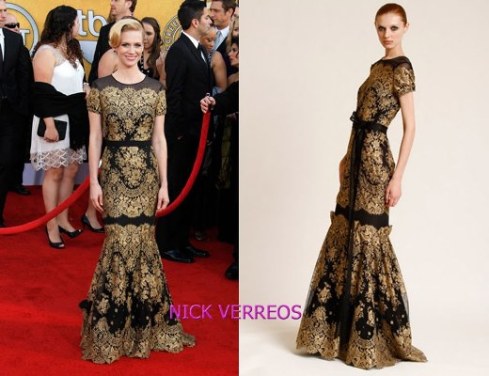 january jones_carolina herrera